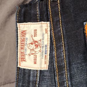 True Religion Dark Bootcut Jeans